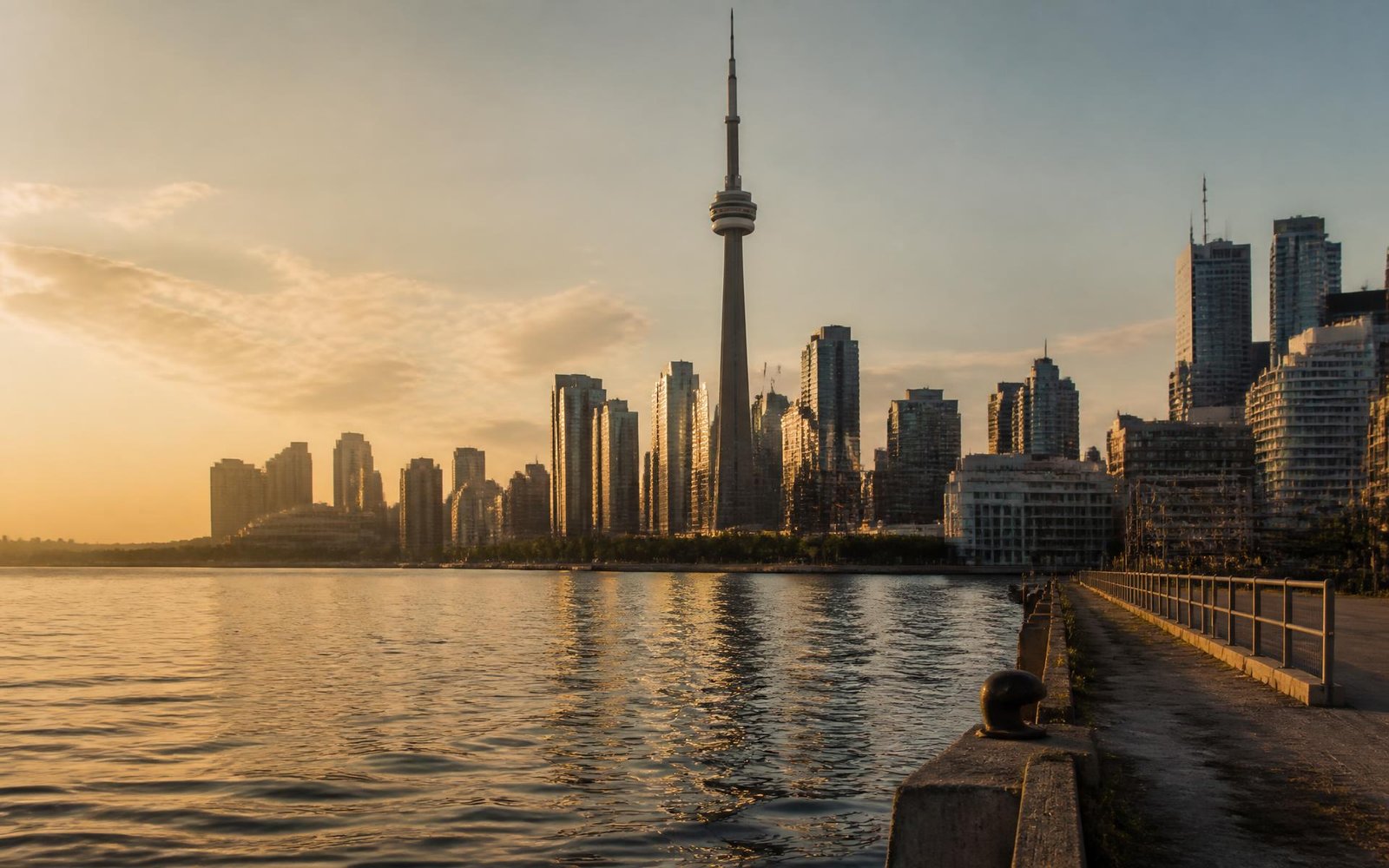 Canada Express Entry CRS calculator — Toronto city skyline